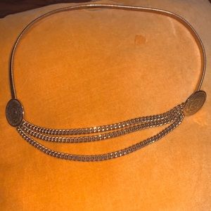90’s Vintage Gold Coin Waist Chain Belt